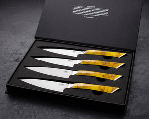 Aurochs Citrone 4-Piece Steak Knife Set